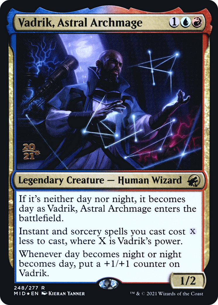 Vadrik, Astral Archmage [Innistrad: Midnight Hunt Prerelease Promos] - The Mythic Store | 24h Order Processing