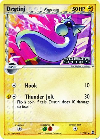 Dratini (65/113) (Delta Species) (Stamped) [EX: Delta Species] - The Mythic Store | 24h Order Processing