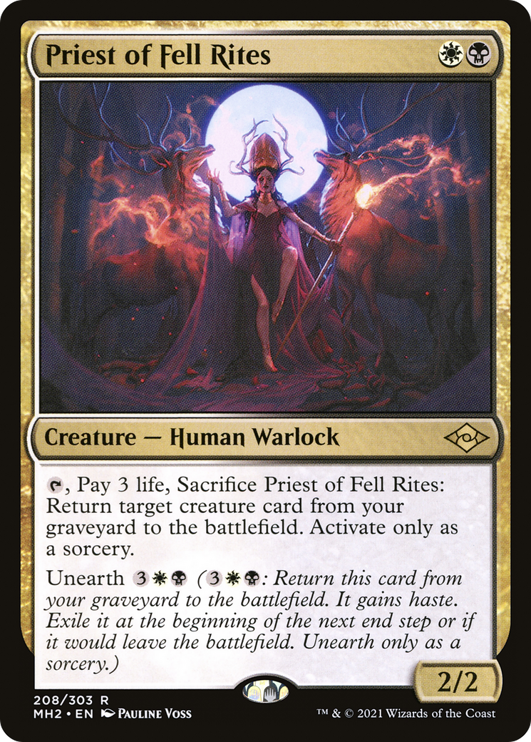 Priest of Fell Rites [Modern Horizons 2] - The Mythic Store | 24h Order Processing