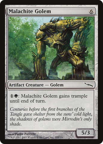 Malachite Golem [Mirrodin] - The Mythic Store | 24h Order Processing