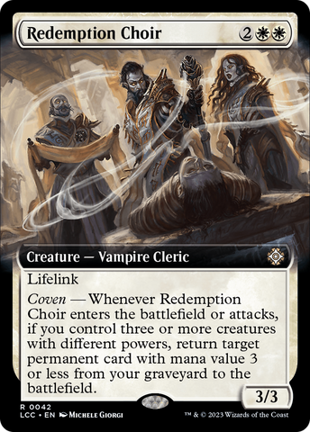 Redemption Choir (Extended Art) [The Lost Caverns of Ixalan Commander] - The Mythic Store | 24h Order Processing