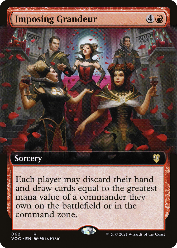 Imposing Grandeur (Extended Art) [Innistrad: Crimson Vow Commander] - The Mythic Store | 24h Order Processing