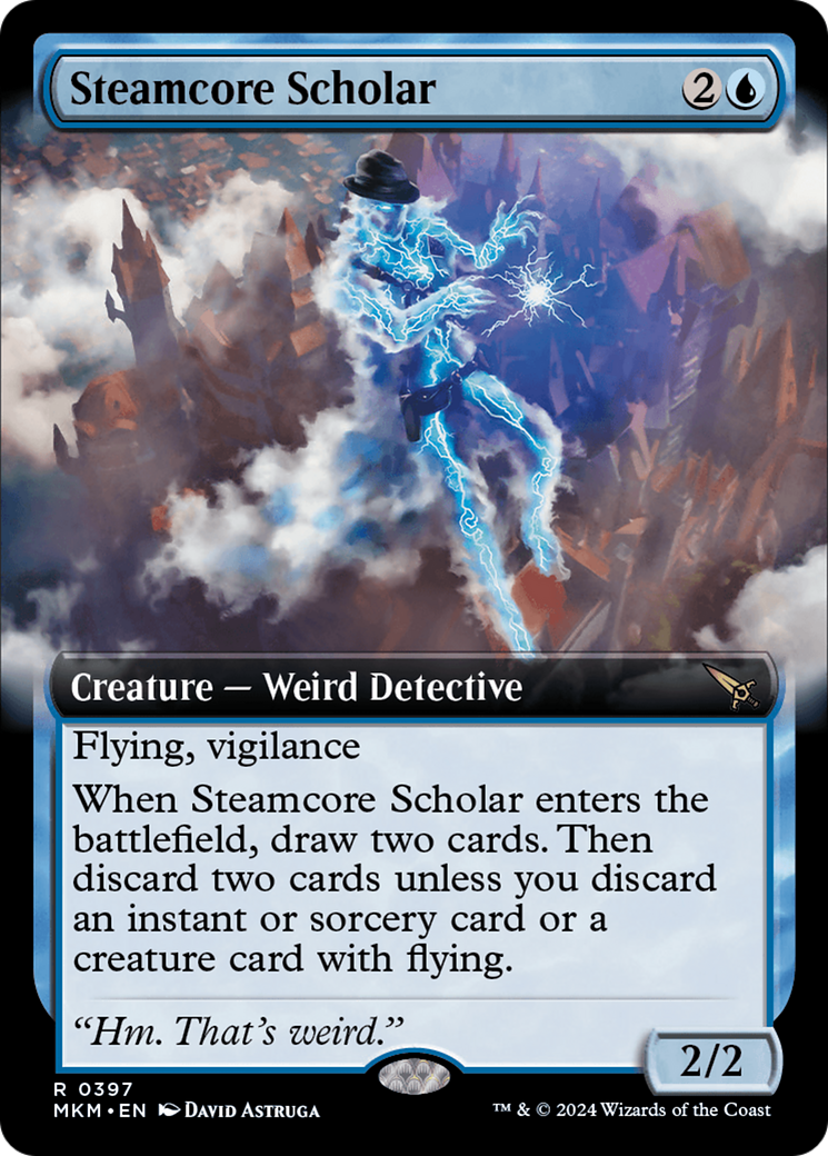 Steamcore Scholar (Extended Art) [Murders at Karlov Manor] - The Mythic Store | 24h Order Processing