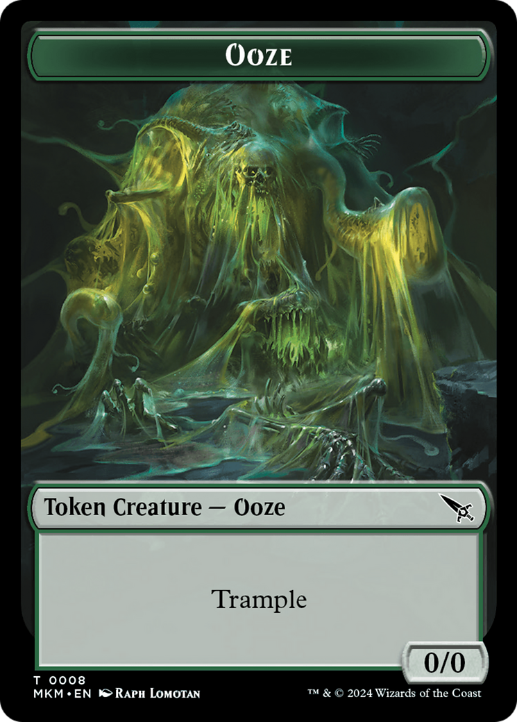 Detective // Ooze Double-Sided Token [Murders at Karlov Manor Tokens] - The Mythic Store | 24h Order Processing