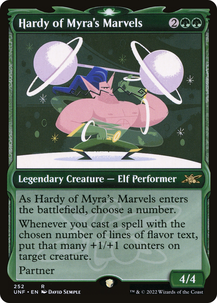 Hardy of Myra's Marvels (Showcase) [Unfinity] - The Mythic Store | 24h Order Processing