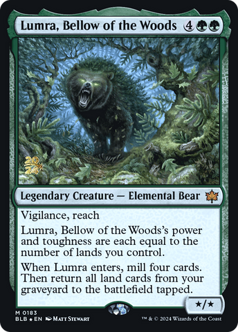 Lumra, Bellow of the Woods [Bloomburrow Prerelease Promos] - The Mythic Store | 24h Order Processing