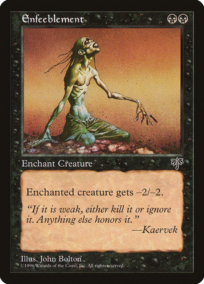 Enfeeblement [Mirage] - The Mythic Store | 24h Order Processing