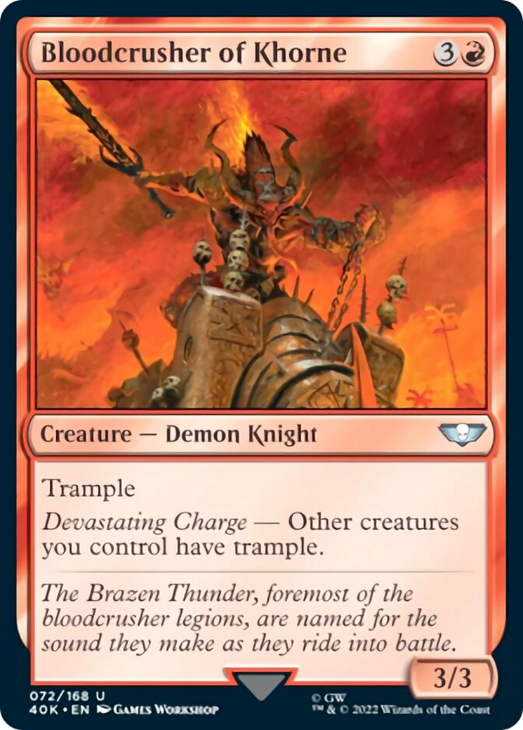 Bloodcrusher of Khorne (Surge Foil) [Warhammer 40,000] - The Mythic Store | 24h Order Processing