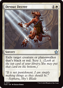 Devout Decree [Foundations] - The Mythic Store | 24h Order Processing