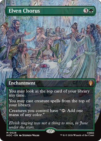 Elven Chorus (Borderless) [The Hobbit: Eternal-Legal] - The Mythic Store | 24h Order Processing