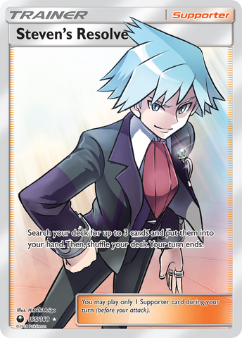 Steven's Resolve (165/168) [Sun & Moon: Celestial Storm] - The Mythic Store | 24h Order Processing