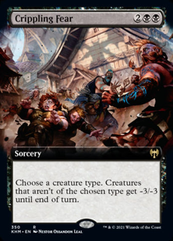Crippling Fear (Extended Art) [Kaldheim] - The Mythic Store | 24h Order Processing