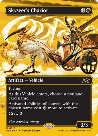 Skyseer's Chariot (Borderless) (First-Place Foil) [Aetherdrift] - The Mythic Store | 24h Order Processing