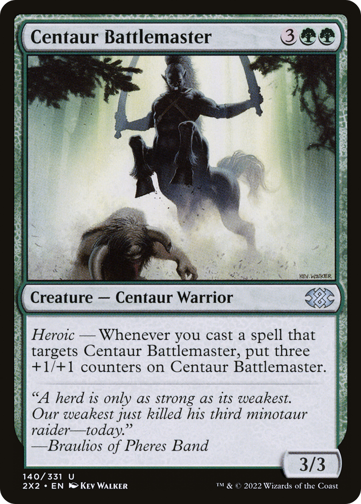 Centaur Battlemaster [Double Masters 2022] - The Mythic Store | 24h Order Processing