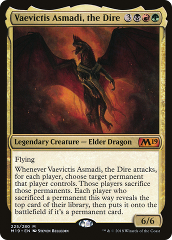 Vaevictis Asmadi, the Dire [Core Set 2019] - The Mythic Store | 24h Order Processing