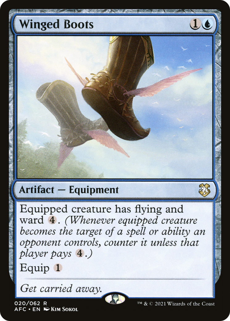 Winged Boots [Dungeons & Dragons: Adventures in the Forgotten Realms Commander] - The Mythic Store | 24h Order Processing