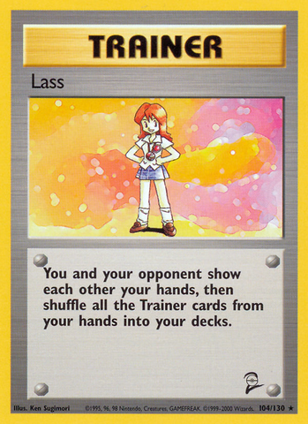 Lass (104/130) [Base Set 2] - The Mythic Store | 24h Order Processing