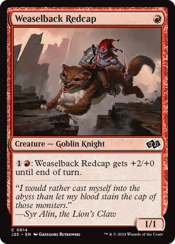 Weaselback Redcap [Foundations Jumpstart] - The Mythic Store | 24h Order Processing