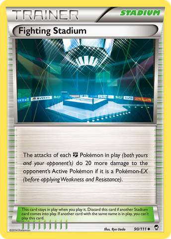 Fighting Stadium (90/111) [XY: Furious Fists] - The Mythic Store | 24h Order Processing