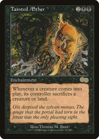 Tainted Aether [Urza's Saga] - The Mythic Store | 24h Order Processing