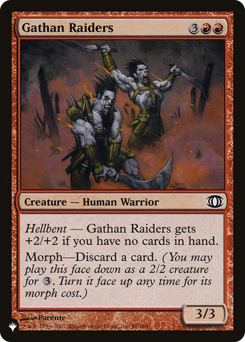 Gathan Raiders [The List] - The Mythic Store | 24h Order Processing