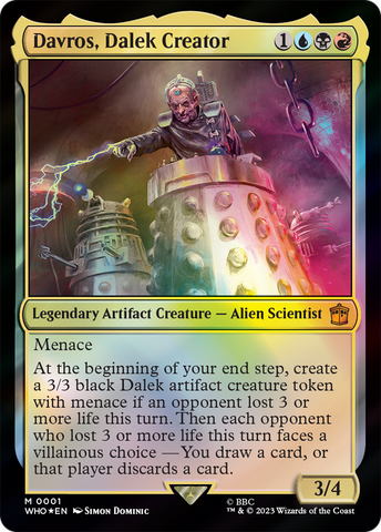 Davros, Dalek Creator [Doctor Who] - The Mythic Store | 24h Order Processing