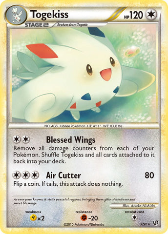 Togekiss (9/90) (Theme Deck Exclusive) [HeartGold & SoulSilver: Undaunted] - The Mythic Store | 24h Order Processing