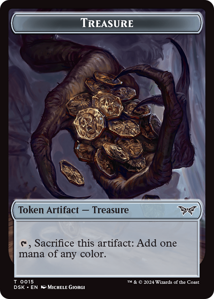 Shard // Treasure Double-Sided Token [Duskmourn: House of Horror Tokens] - The Mythic Store | 24h Order Processing