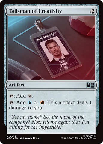 Talisman of Creativity [Marvel Super Heroes Commander] - The Mythic Store | 24h Order Processing