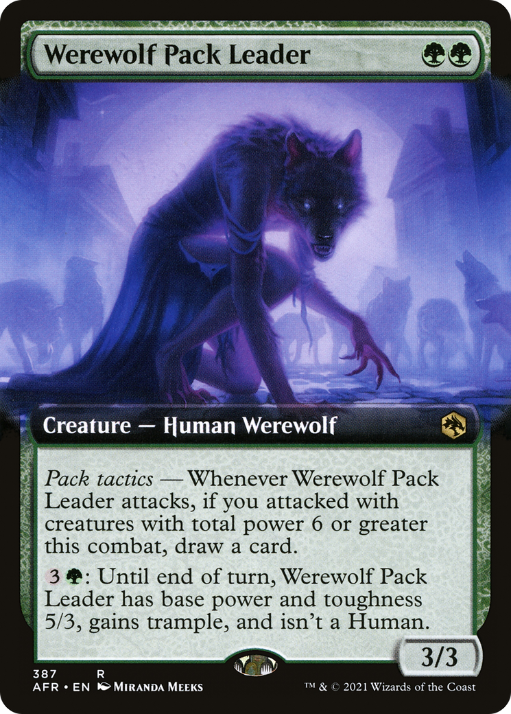 Werewolf Pack Leader (Extended Art) [Dungeons & Dragons: Adventures in the Forgotten Realms] - The Mythic Store | 24h Order Processing