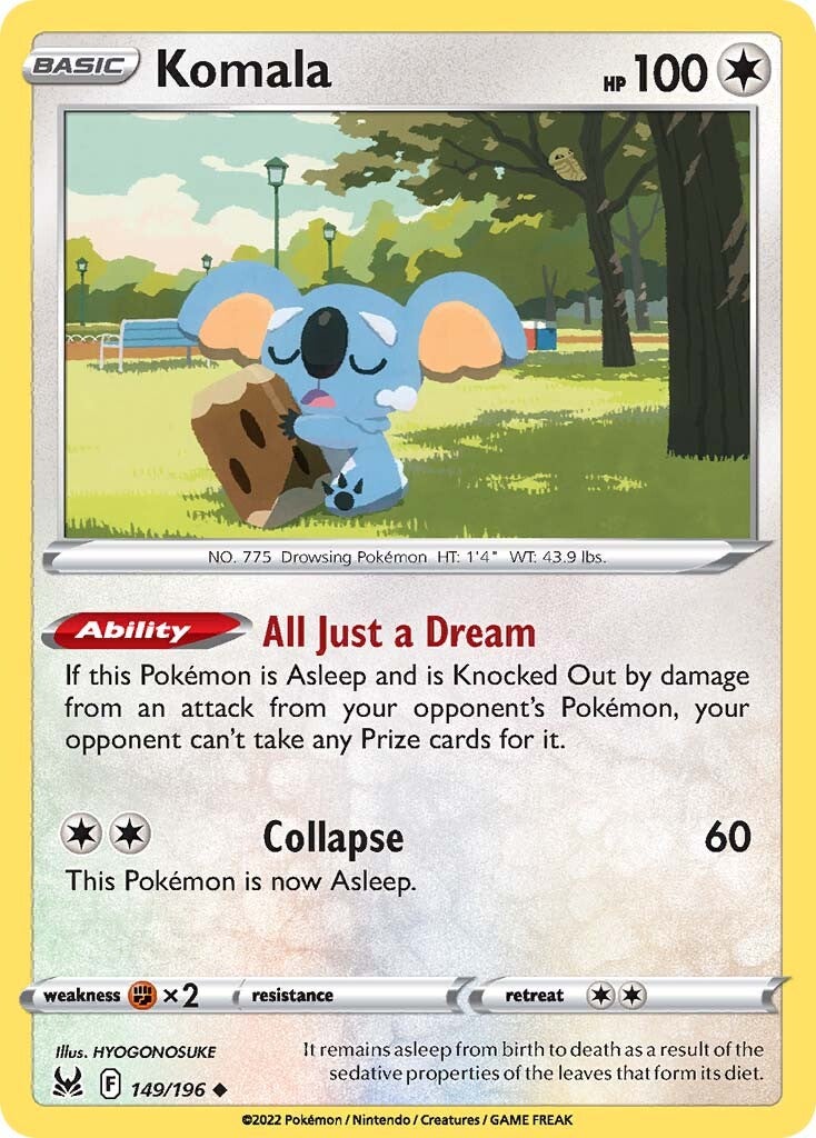 Komala (149/196) [Sword & Shield: Lost Origin] - The Mythic Store | 24h Order Processing