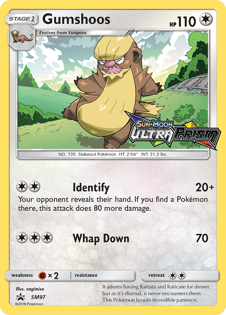 Gumshoos (SM97) [Sun & Moon: Black Star Promos] - The Mythic Store | 24h Order Processing