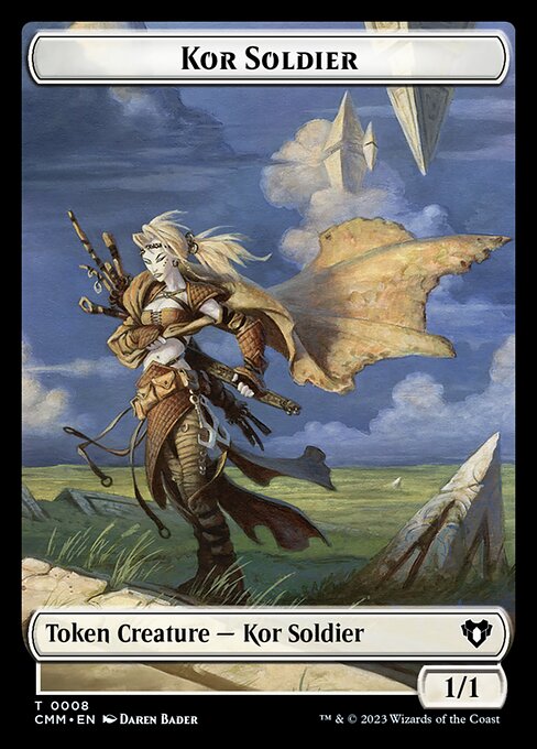 Servo // Kor Soldier Double-Sided Token [Commander Masters Tokens] - The Mythic Store | 24h Order Processing