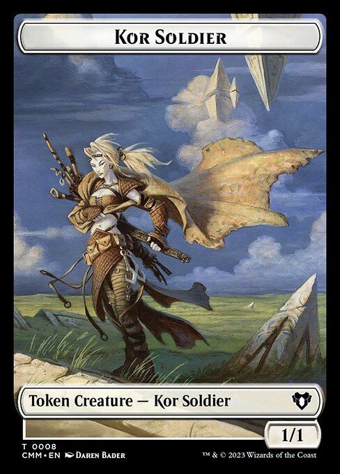 Eldrazi // Kor Soldier Double-Sided Token [Commander Masters Tokens] - The Mythic Store | 24h Order Processing