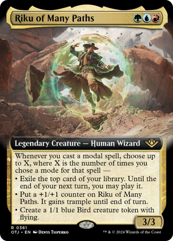Riku of Many Paths (Extended Art) [Outlaws of Thunder Junction] - The Mythic Store | 24h Order Processing