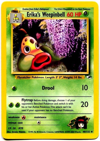 Erika's Weepinbell (48/132) [Gym Heroes Unlimited] - The Mythic Store | 24h Order Processing