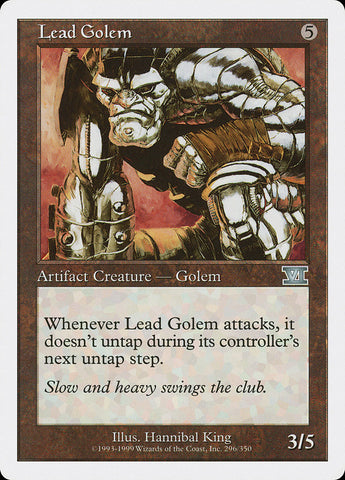 Lead Golem [Classic Sixth Edition] - The Mythic Store | 24h Order Processing