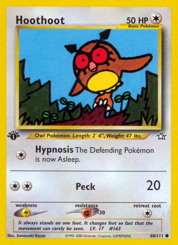 Hoothoot (60/111) [Neo Genesis 1st Edition] - The Mythic Store | 24h Order Processing