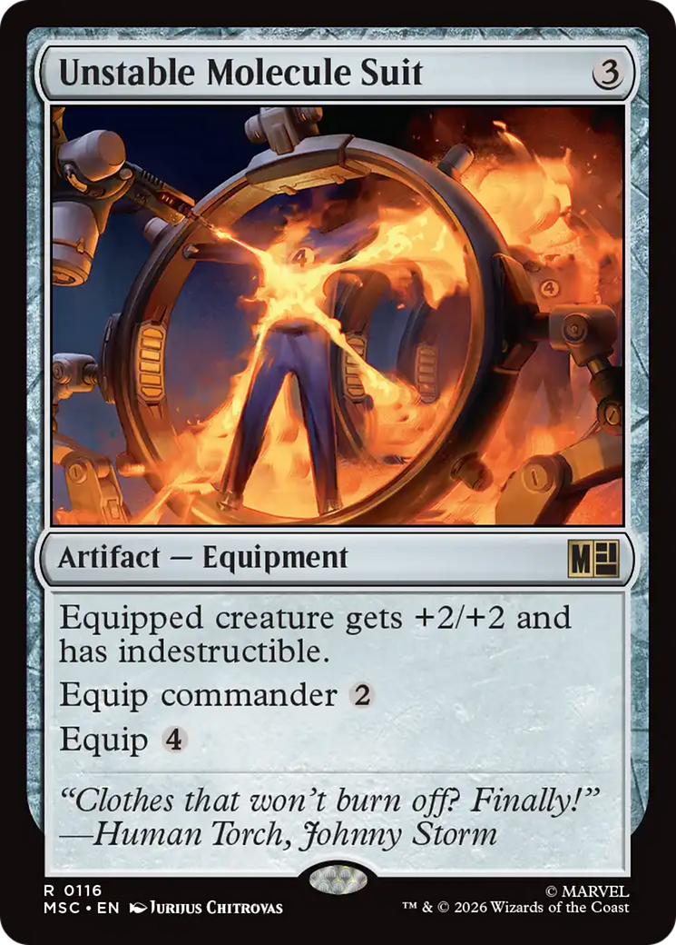 Unstable Molecule Suit (Surge Foil) [Marvel Super Heroes Commander] - The Mythic Store | 24h Order Processing