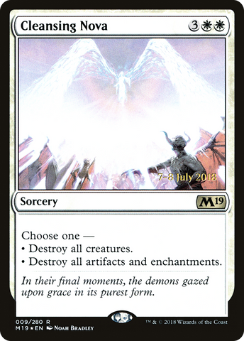 Cleansing Nova [Core Set 2019 Prerelease Promos] - The Mythic Store | 24h Order Processing