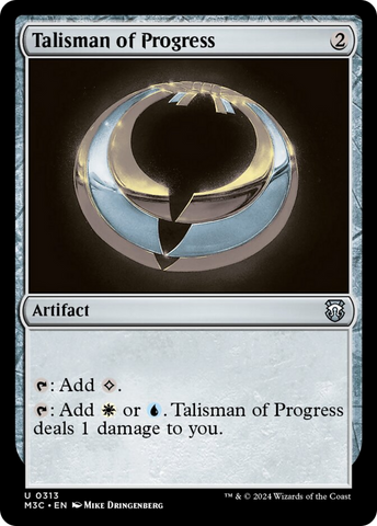 Talisman of Progress (Ripple Foil) [Modern Horizons 3 Commander] - The Mythic Store | 24h Order Processing