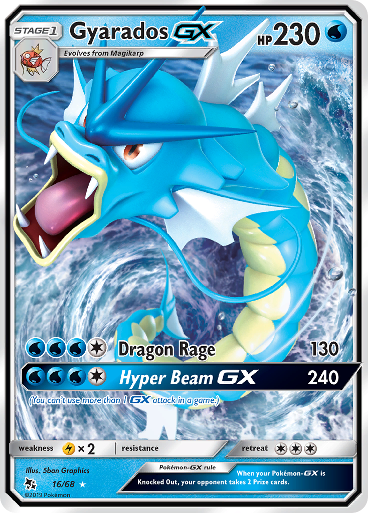 Gyarados GX (16/68) [Sun & Moon: Hidden Fates] - The Mythic Store | 24h Order Processing