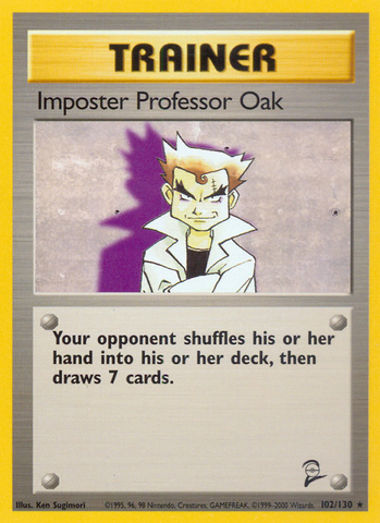 Imposter Professor Oak (102/130) [Base Set 2] - The Mythic Store | 24h Order Processing