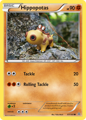 Hippopotas (87/160) [XY: Primal Clash] - The Mythic Store | 24h Order Processing