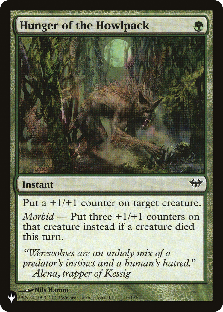 Hunger of the Howlpack [The List] - The Mythic Store | 24h Order Processing
