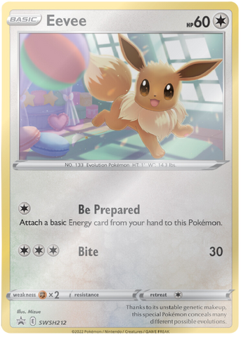 Eevee (SWSH212) [Sword & Shield: Black Star Promos] - The Mythic Store | 24h Order Processing