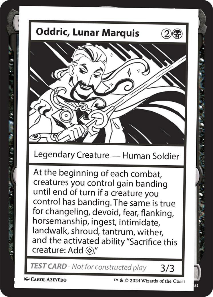 Oddric, Lunar Marquis [Mystery Booster 2 Playtest Cards] - The Mythic Store | 24h Order Processing