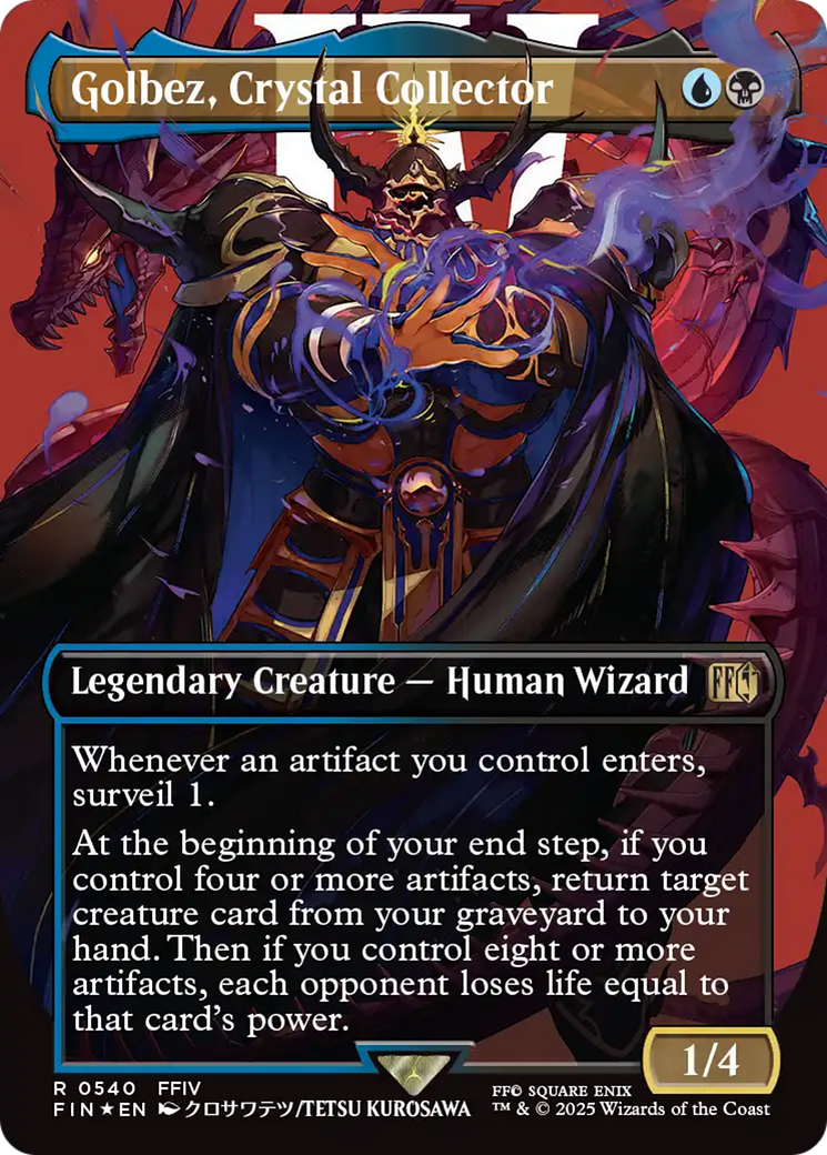 Golbez, Crystal Collector (Borderless) (Surge Foil) [FINAL FANTASY] - The Mythic Store | 24h Order Processing