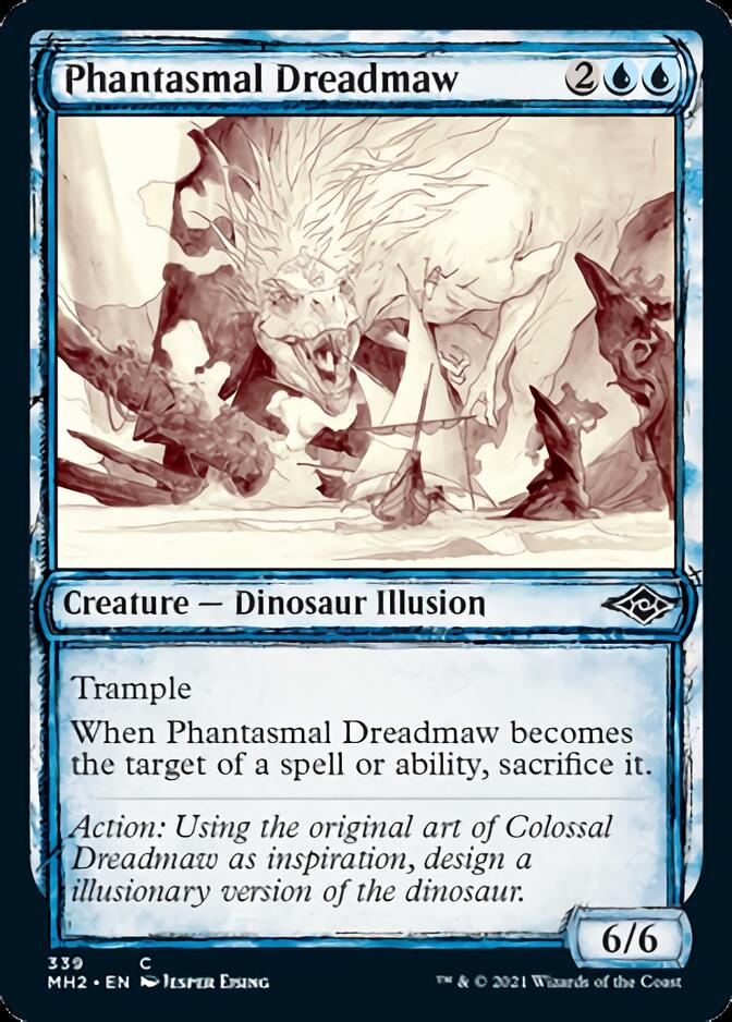 Phantasmal Dreadmaw (Sketch) [Modern Horizons 2] - The Mythic Store | 24h Order Processing