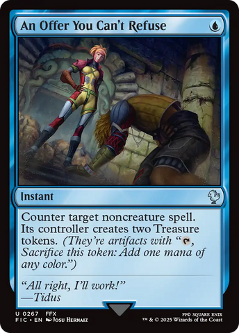 An Offer You Can't Refuse [FINAL FANTASY Commander] - The Mythic Store | 24h Order Processing